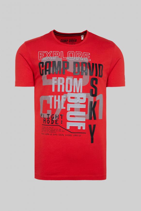 T-Shirt mit Logo Rubber Prints