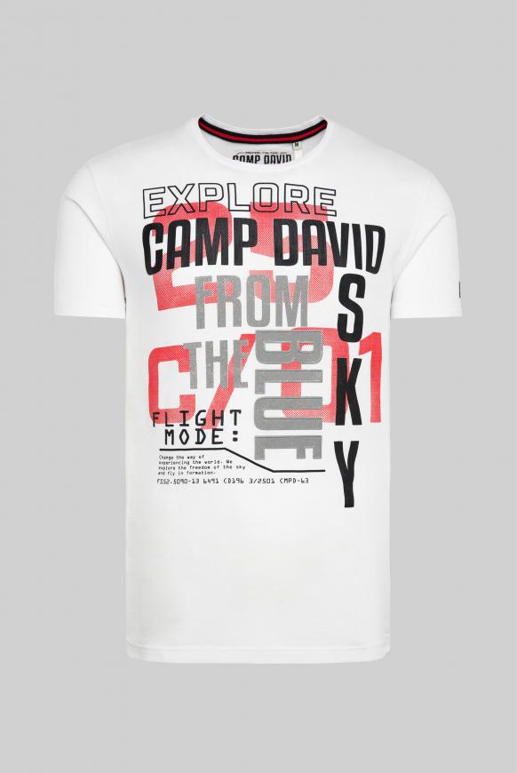 T-Shirt mit Logo Rubber Prints