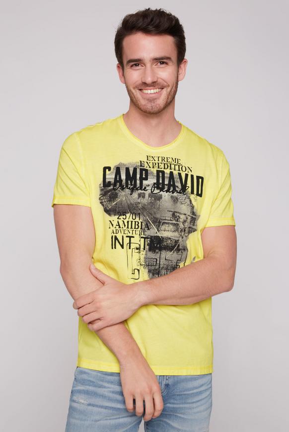 T-Shirt mit Photoprint bleached sun