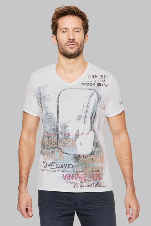 T-Shirt mit Photoprint im Vintage Look