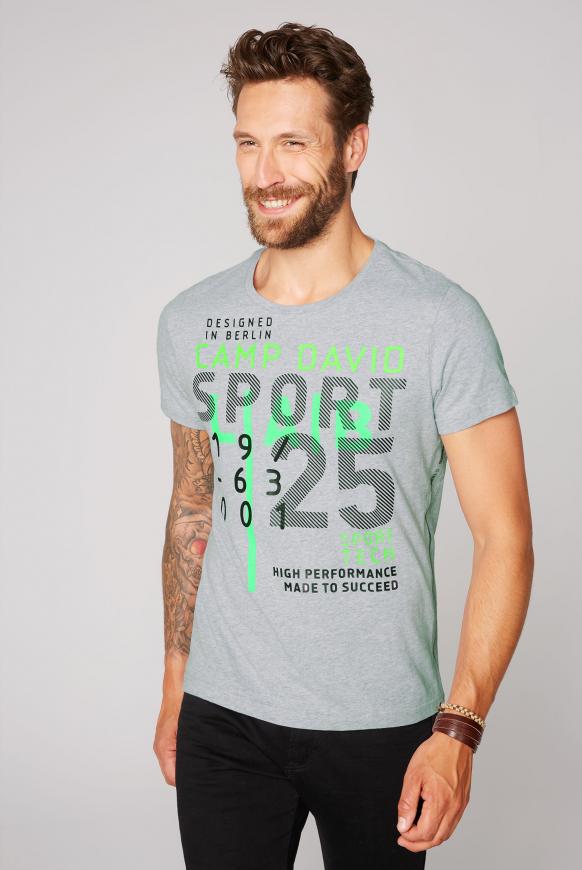 T-Shirt mit Rubber Print