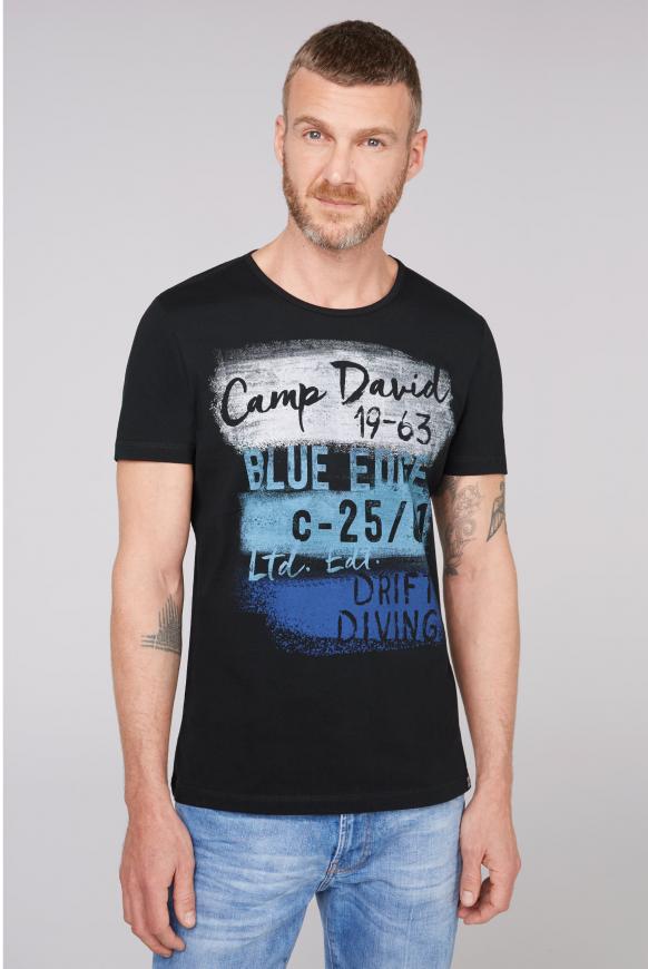 T-Shirt mit Rundhalsausschnitt und Artwork