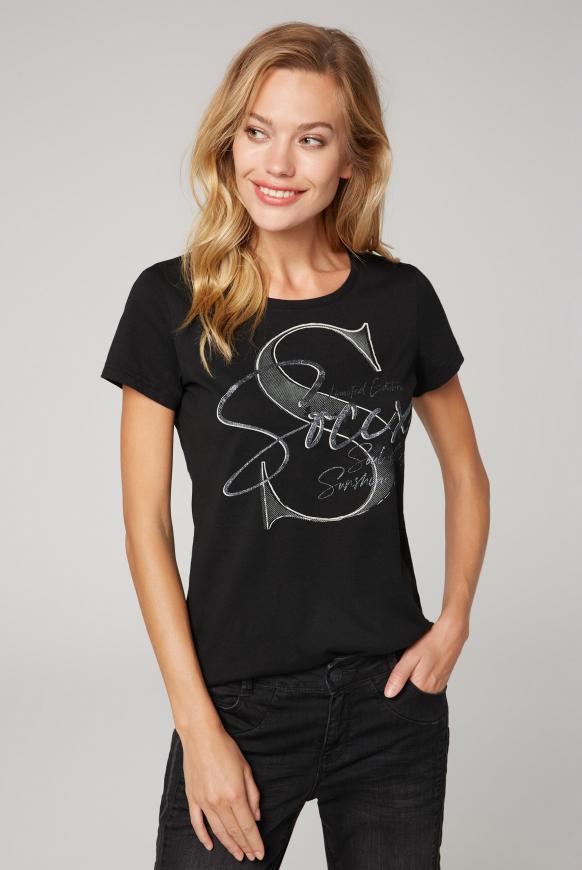 T-Shirt mit Rundhalsausschnitt und Artwork