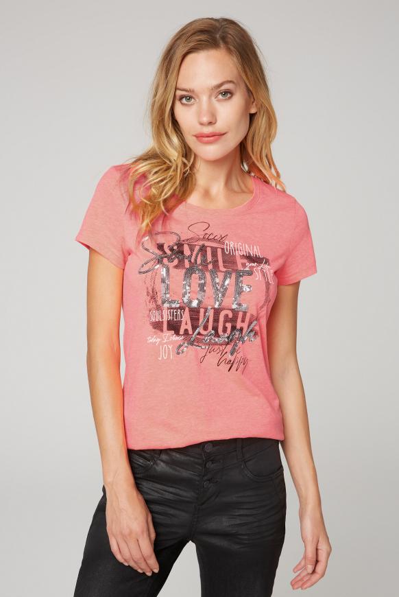 T-Shirt mit Rundhalsausschnitt und Artwork