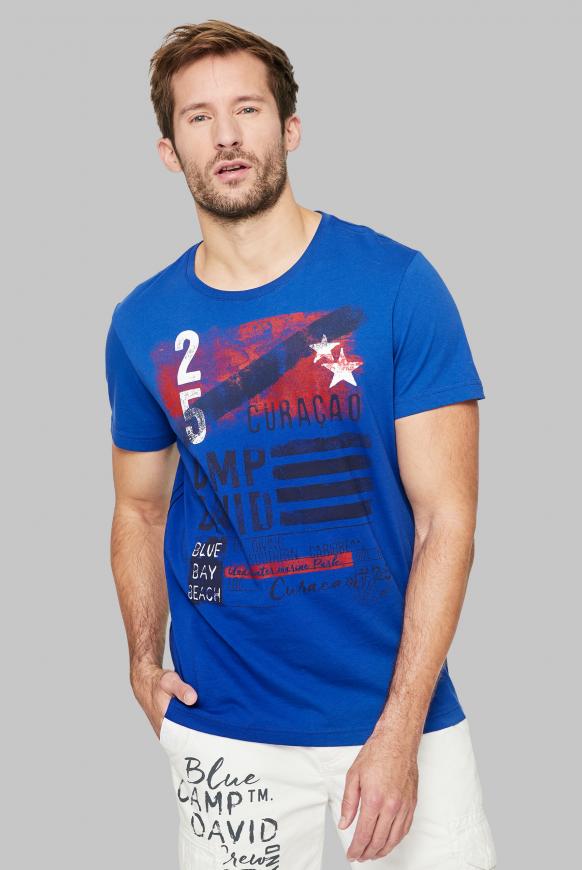 T-Shirt mit Rundhalsausschnitt und Frontprint