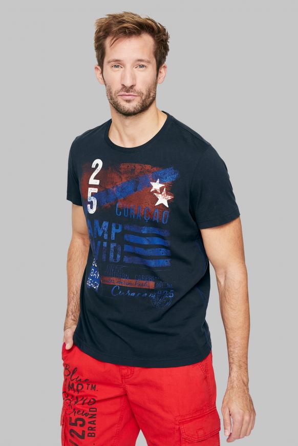 T-Shirt mit Rundhalsausschnitt und Frontprint