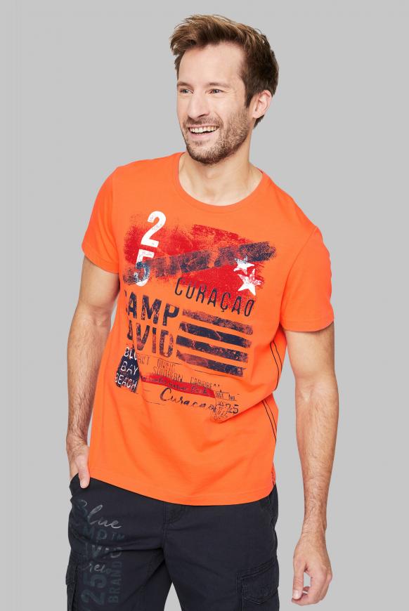 T-Shirt mit Rundhalsausschnitt und Frontprint