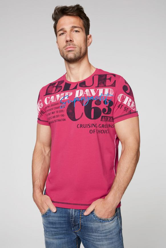 T-Shirt mit Watercolour Print