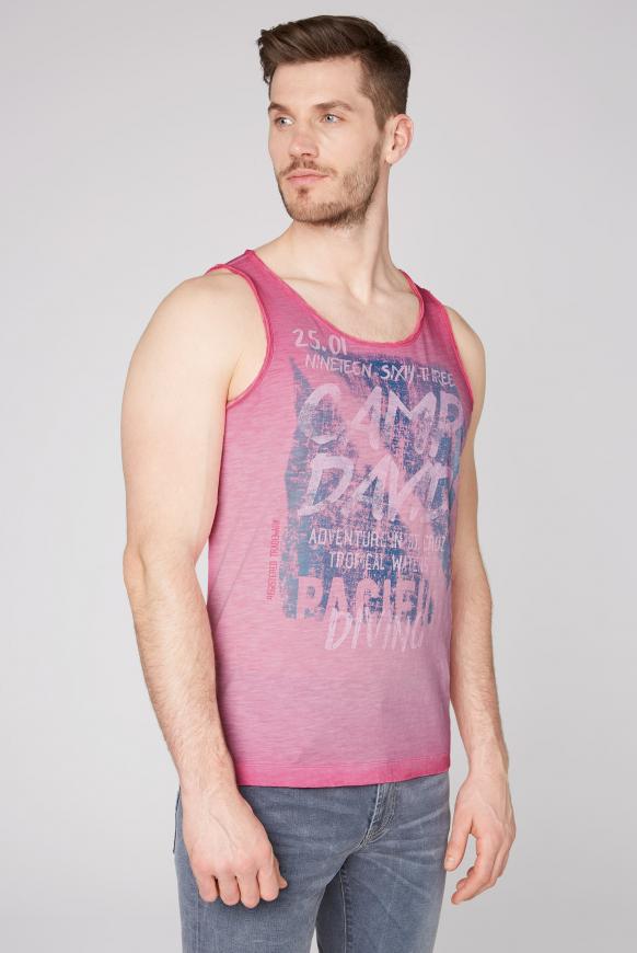 Tanktop im Used Look mit Print
