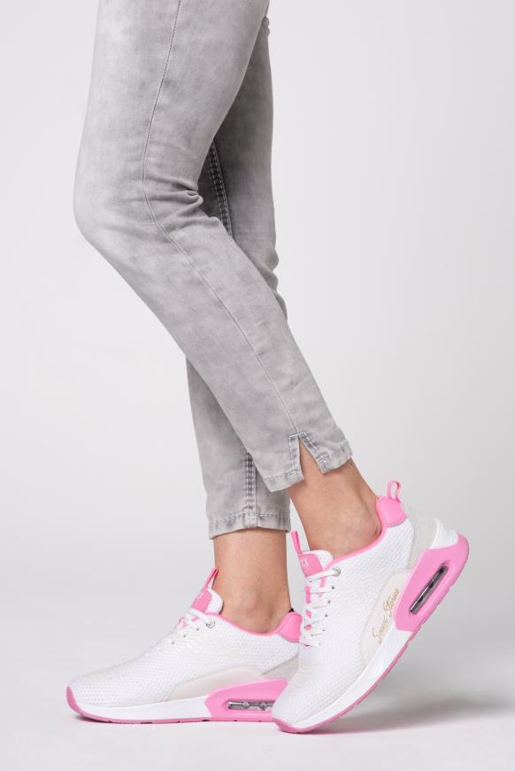 Textil-Sneaker mit Rubber-Print