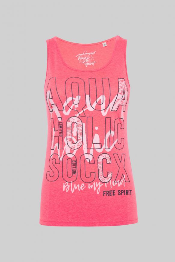 Top mit Glitter Puff Print