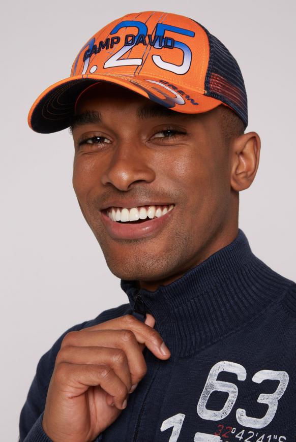 Trucker Cap mit 3D-Logo blaze orange