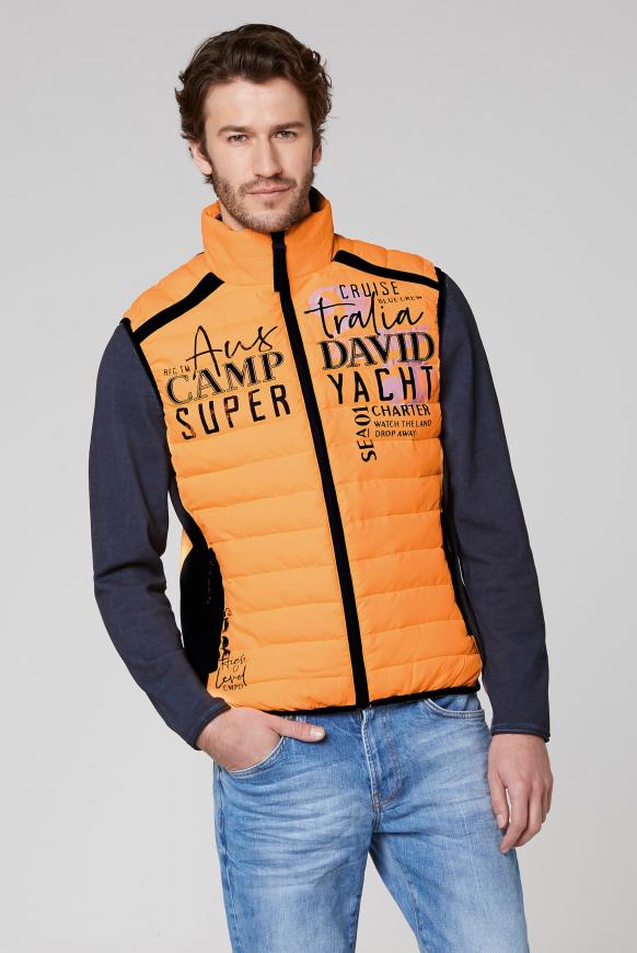 Weste mit Prints und Neopreneinsätzen