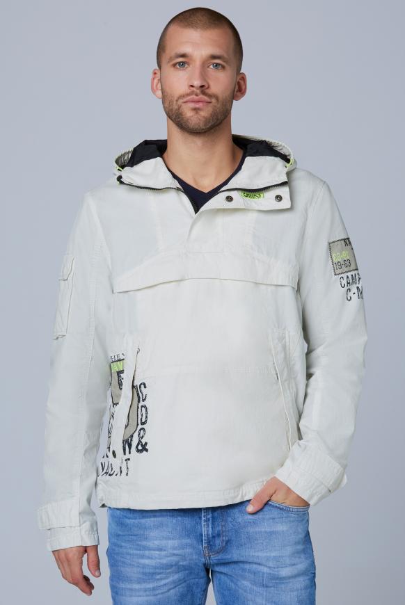 Windbreaker mit stukturierter Oberseite