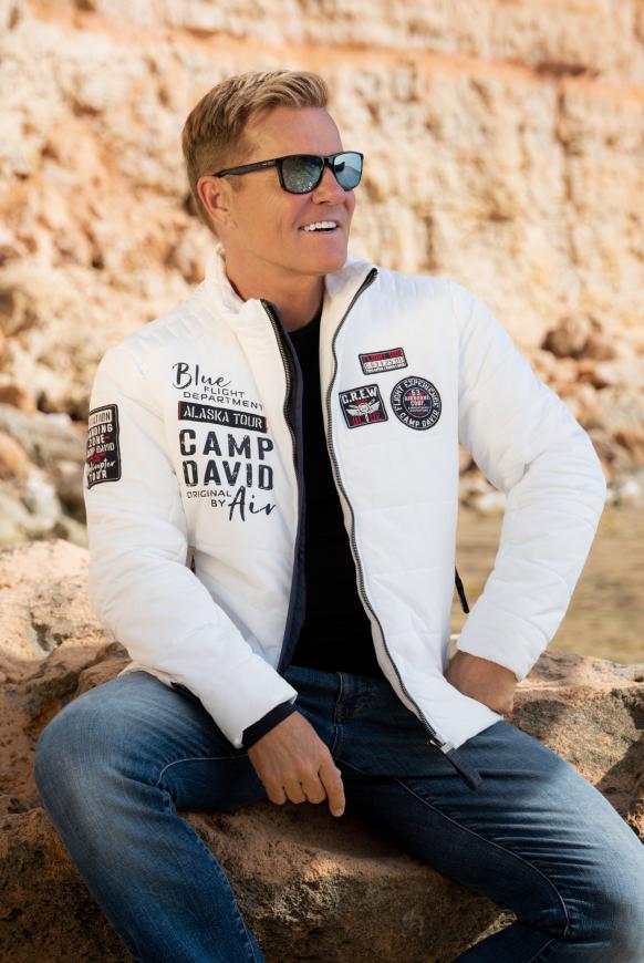 Winterjacke im Biker Look