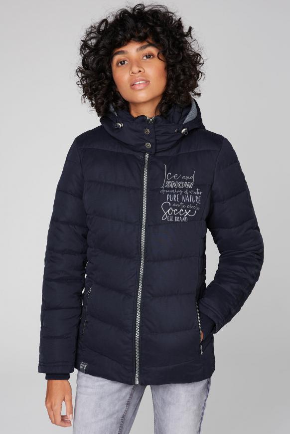 Winterjacke mit abtrennbarer Kapuze