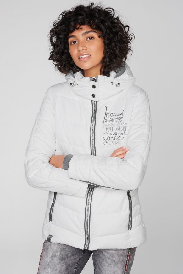 Winterjacke mit abtrennbarer Kapuze
