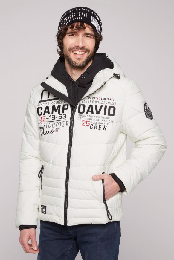 Winterjacke mit Kapuze im Ski-Design