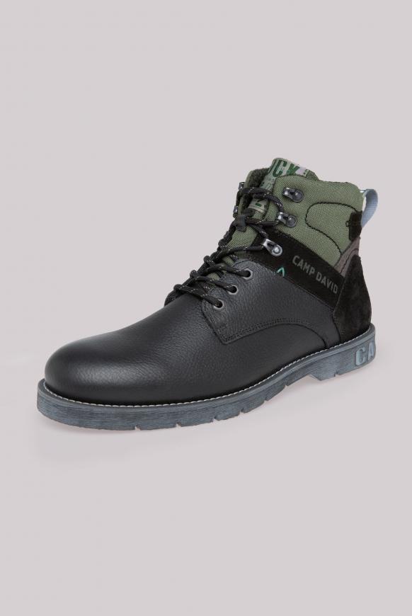 Worker-Boots aus Leder mit Logo Design