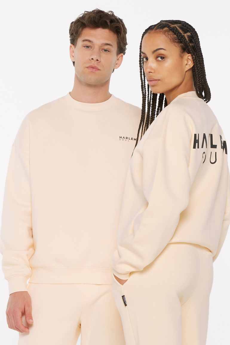 AD-AM Sweatshirt Unisex cream