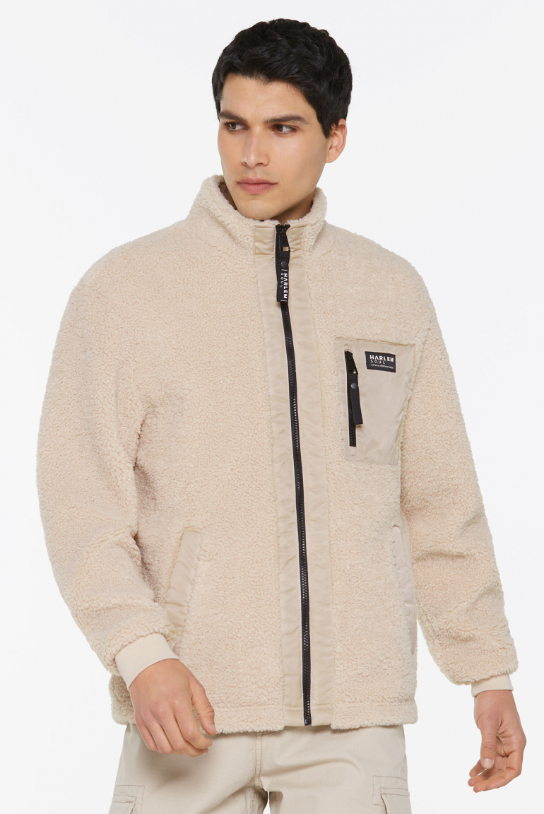 AT-LANTA Teddyfleecejacke wool