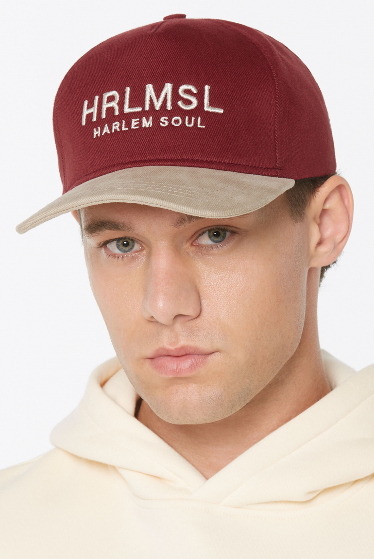 Base Cap Two-Tone bordeaux / sand