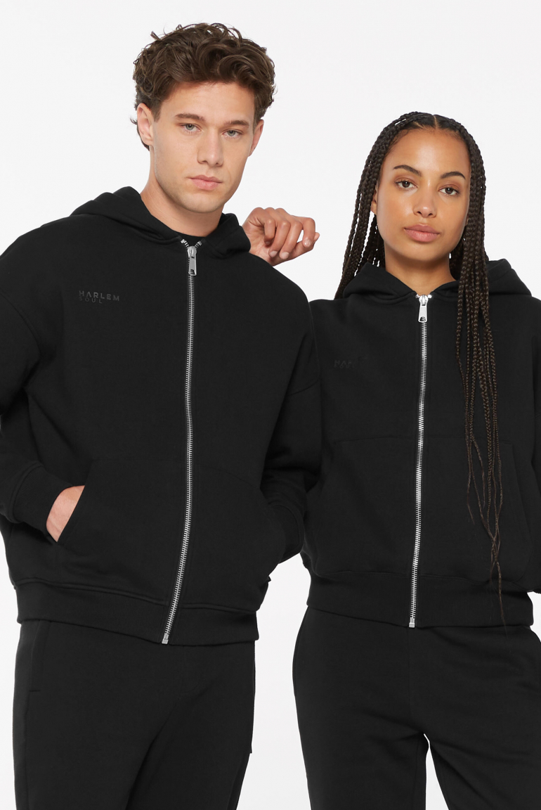 BRU-NO Hoodie Jacket Unisex black