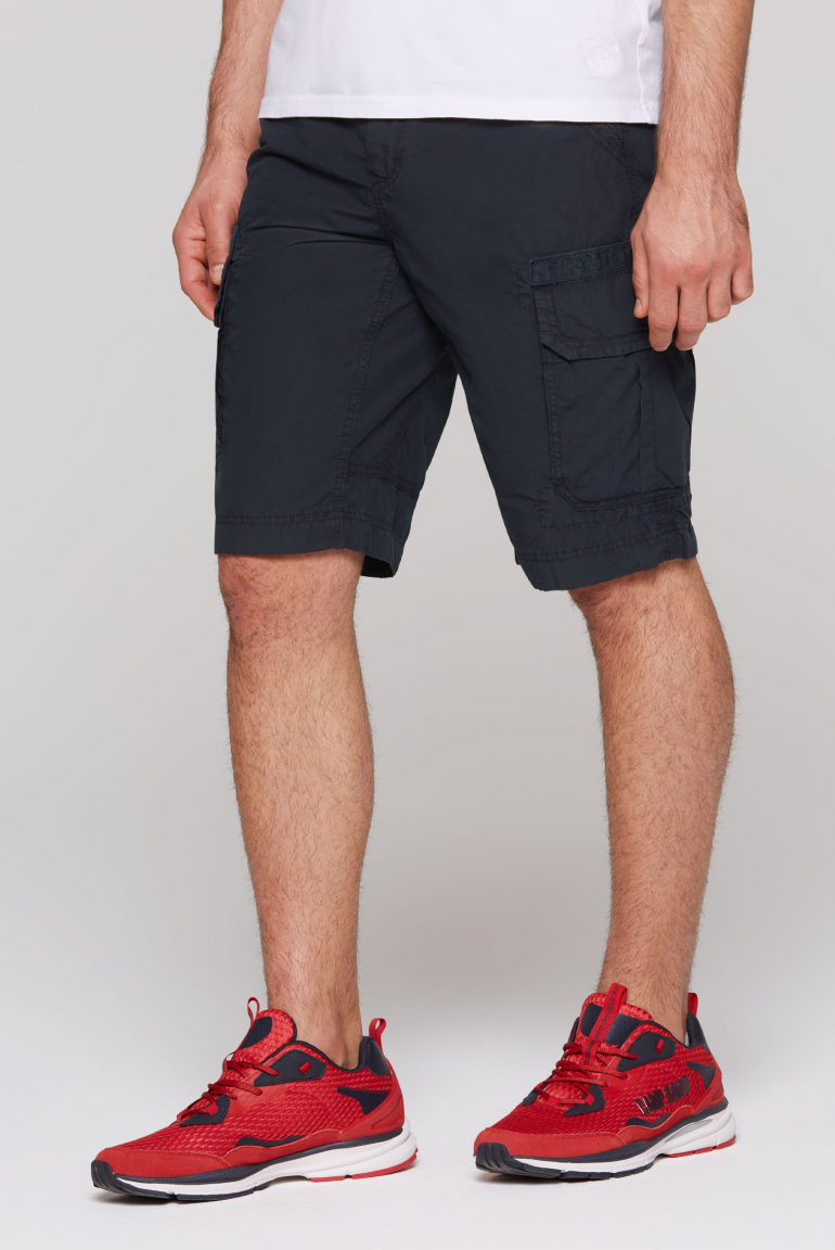 Cargo Shorts mit Logo-Tapes blue navy