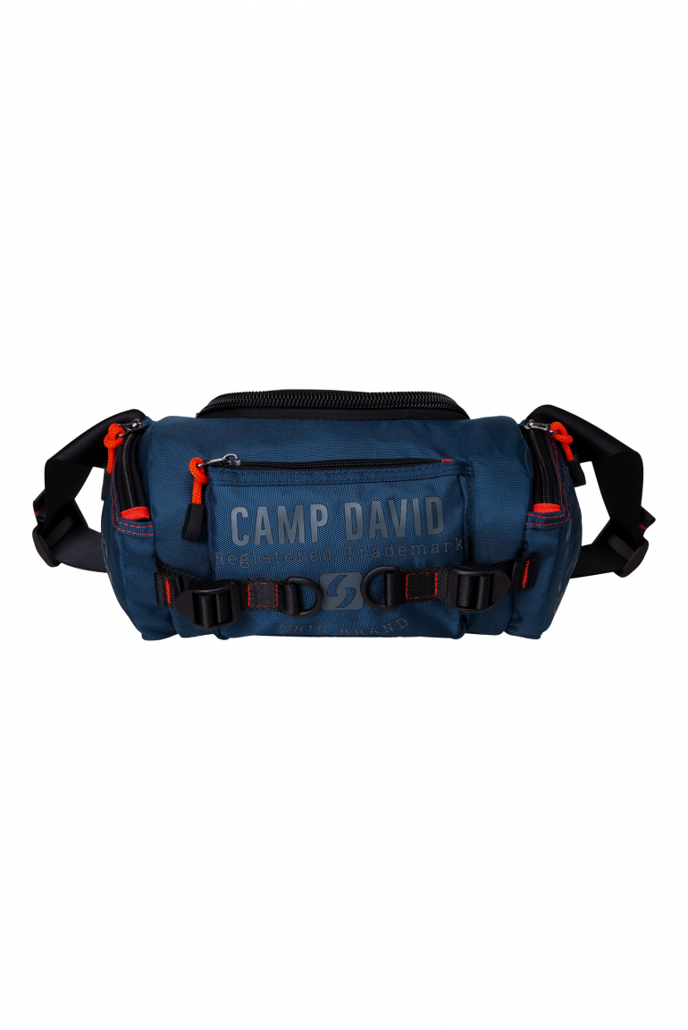 Crossbody Bag mit Label Prints navy