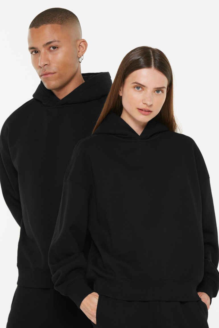ELY-AS Hoodie Oversized Unisex black