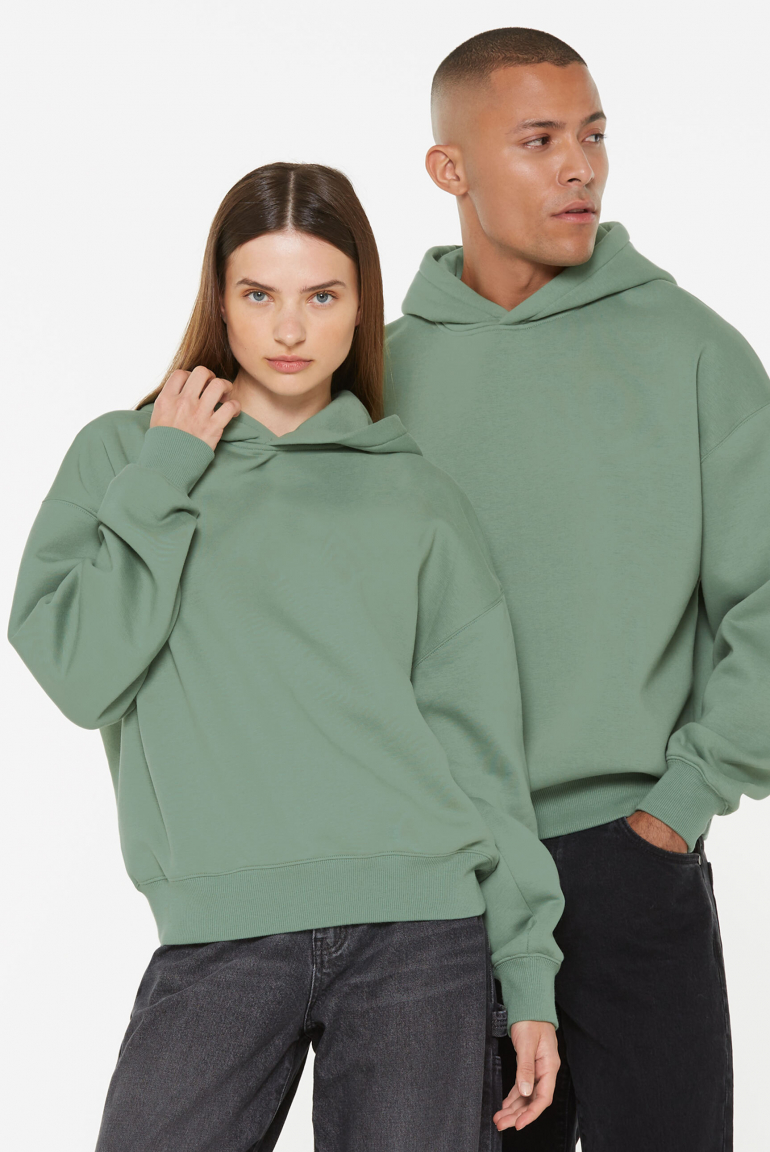 ELY-AS Hoodie Oversized Unisex jade green