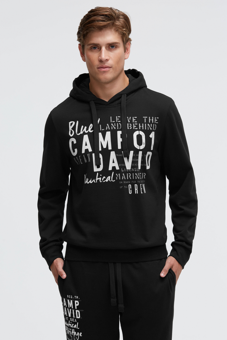 Hoodie mit Logo Artwork black
