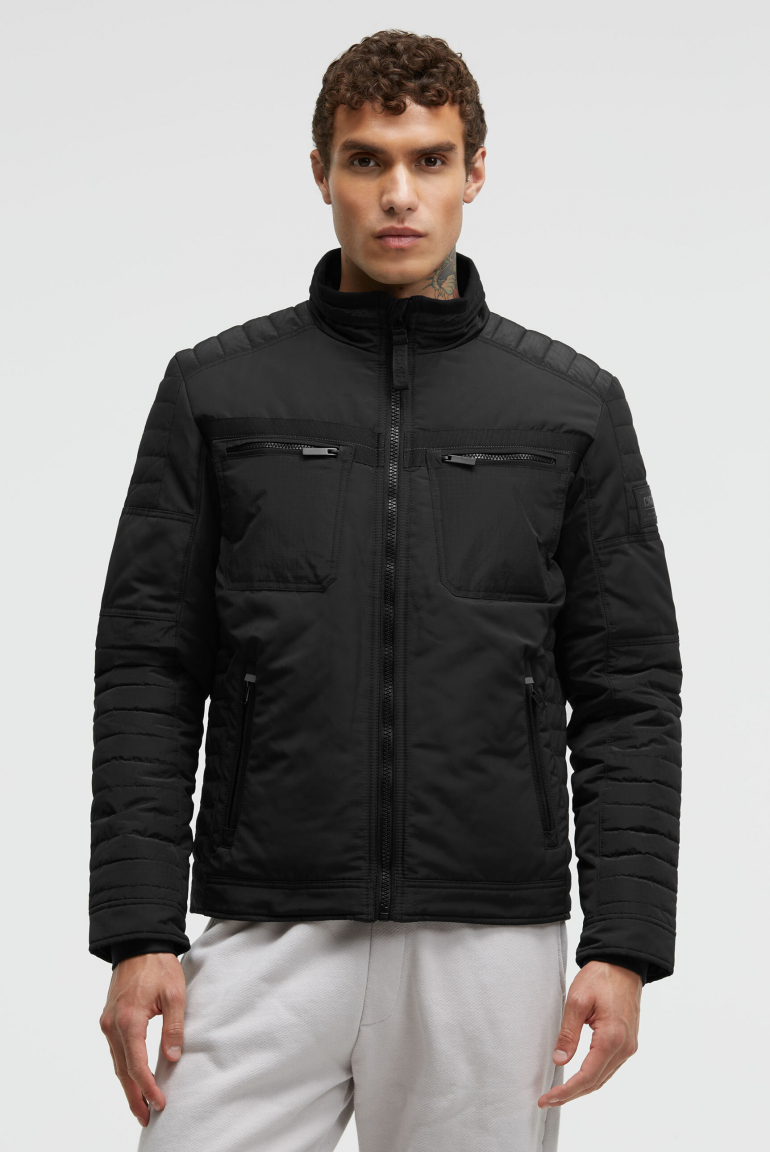 Jacke im Biker-Stil black