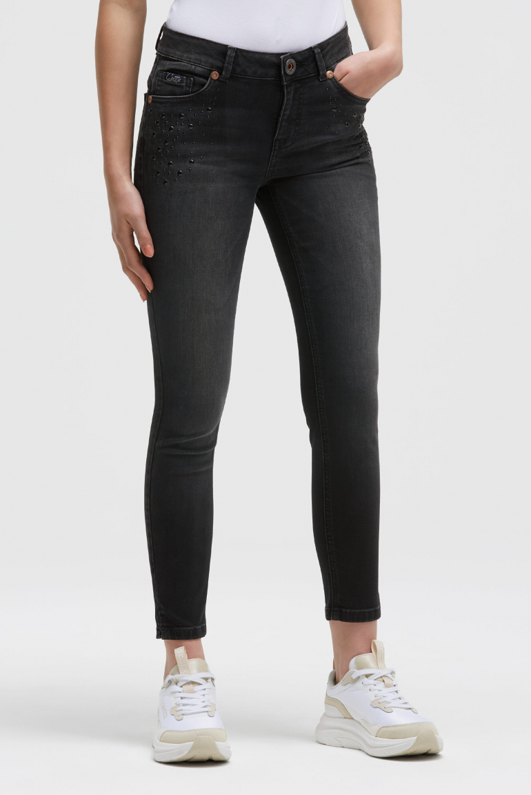 Jeans MI:RA Slim Fit black washed metal