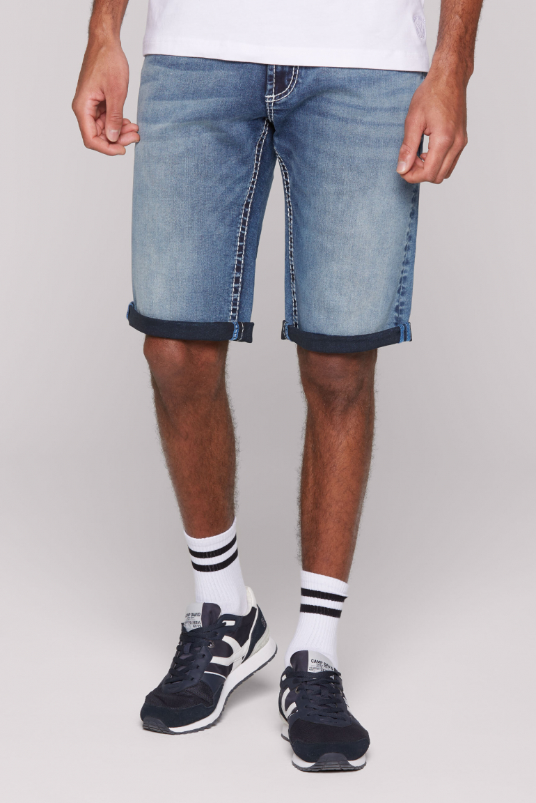 Jeans Shorts NI:CO Regular Fit light grey blue