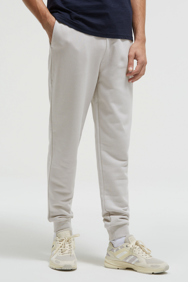 Jogger aus Heavy Jersey mit Twill-Struktur