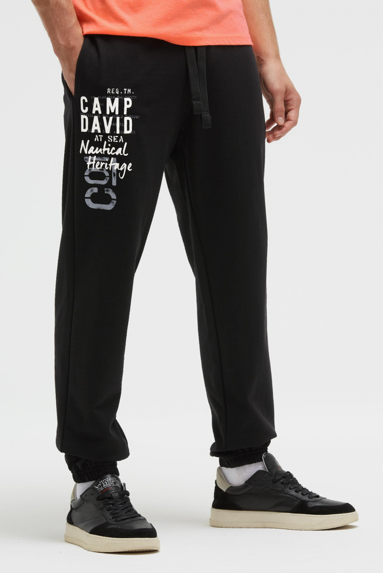 Jogginghose mit Logo Print black