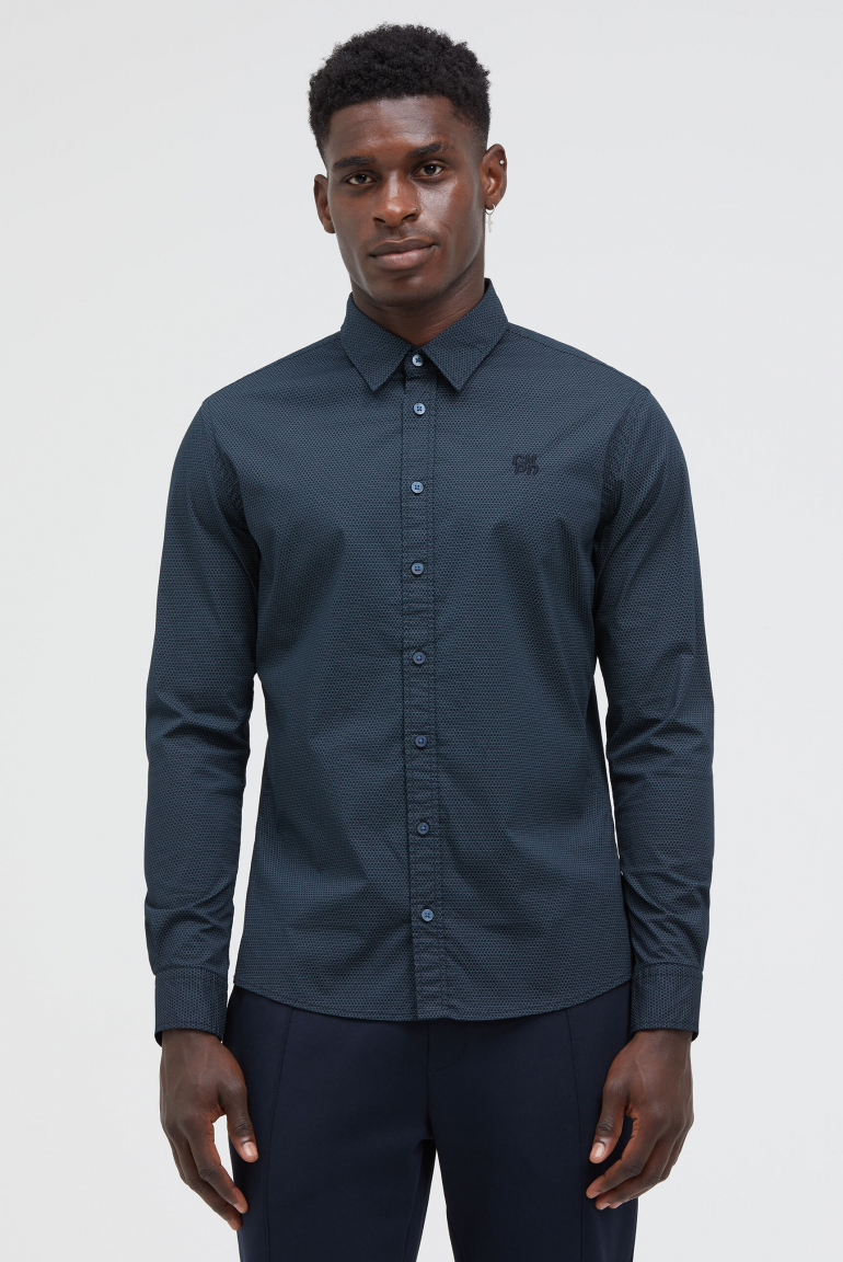 Langarmhemd Slim Fit true navy