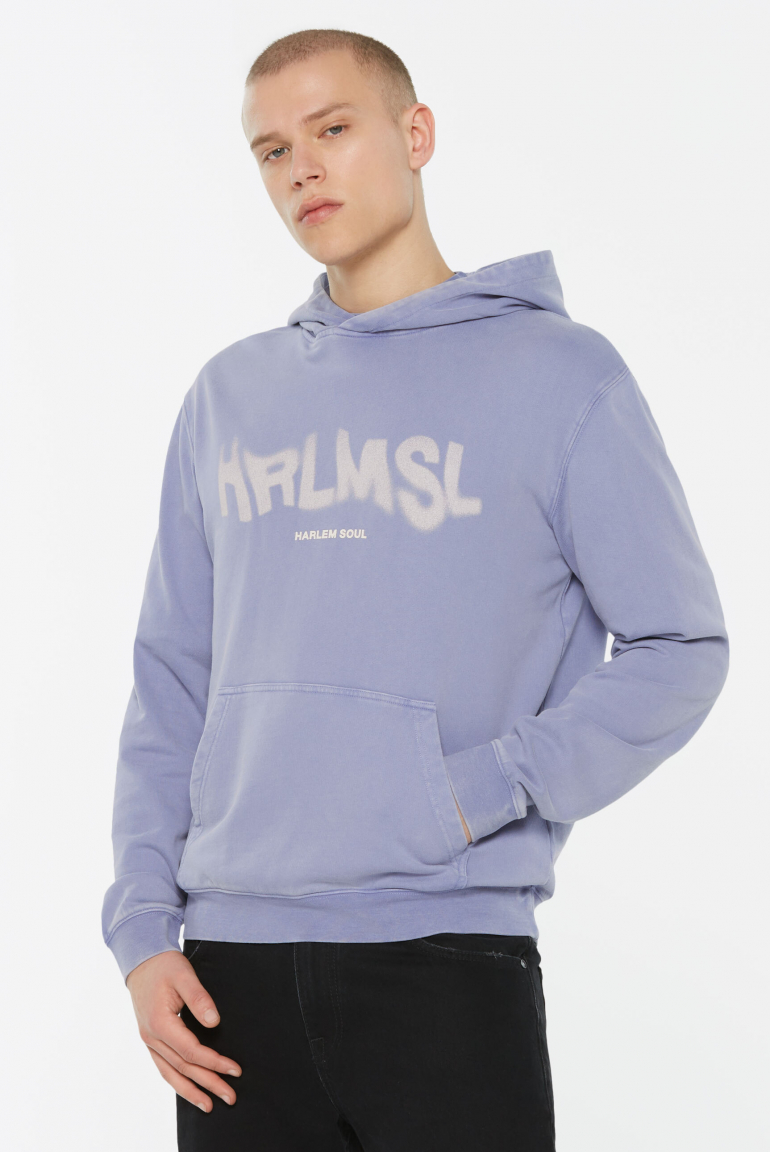 MON-TEL Hoodie printed violet