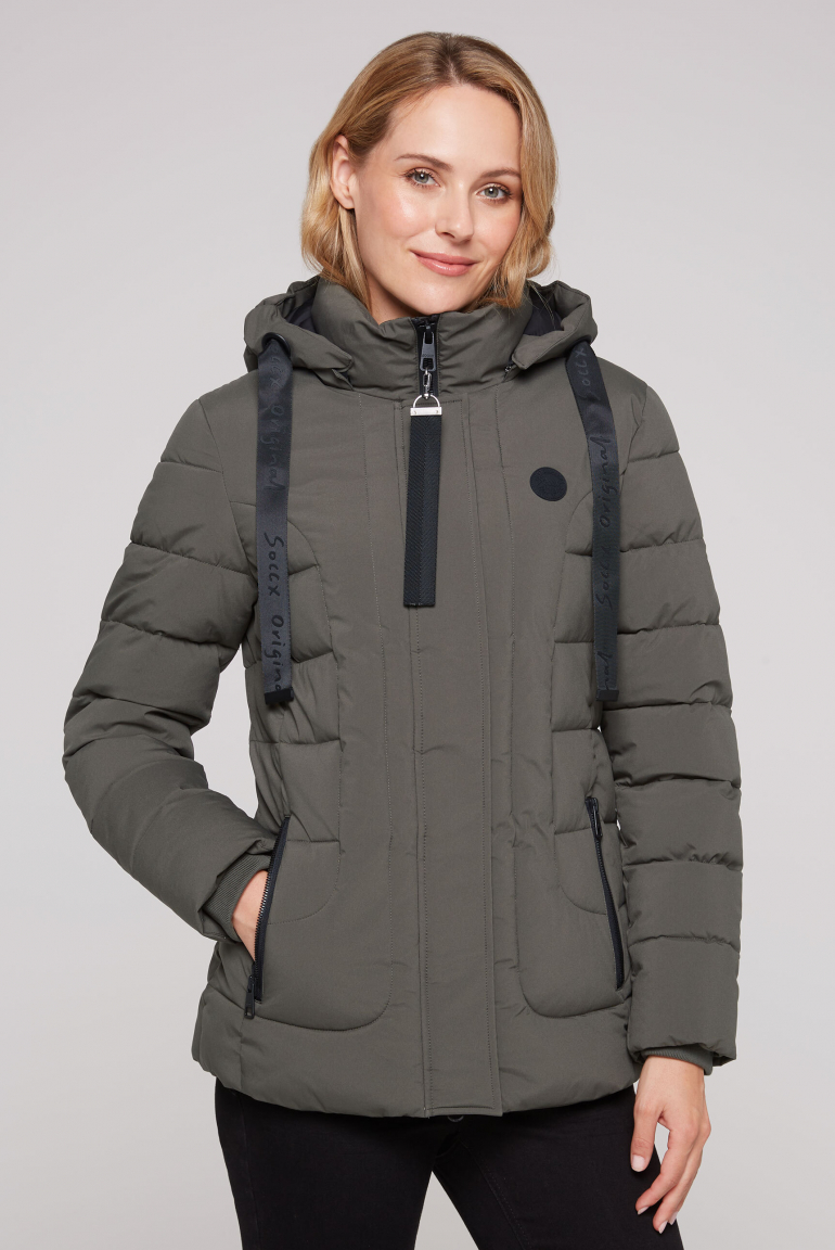 Jacket Winterjacke Damen Camp David Kapuze Camp David Herren Parka