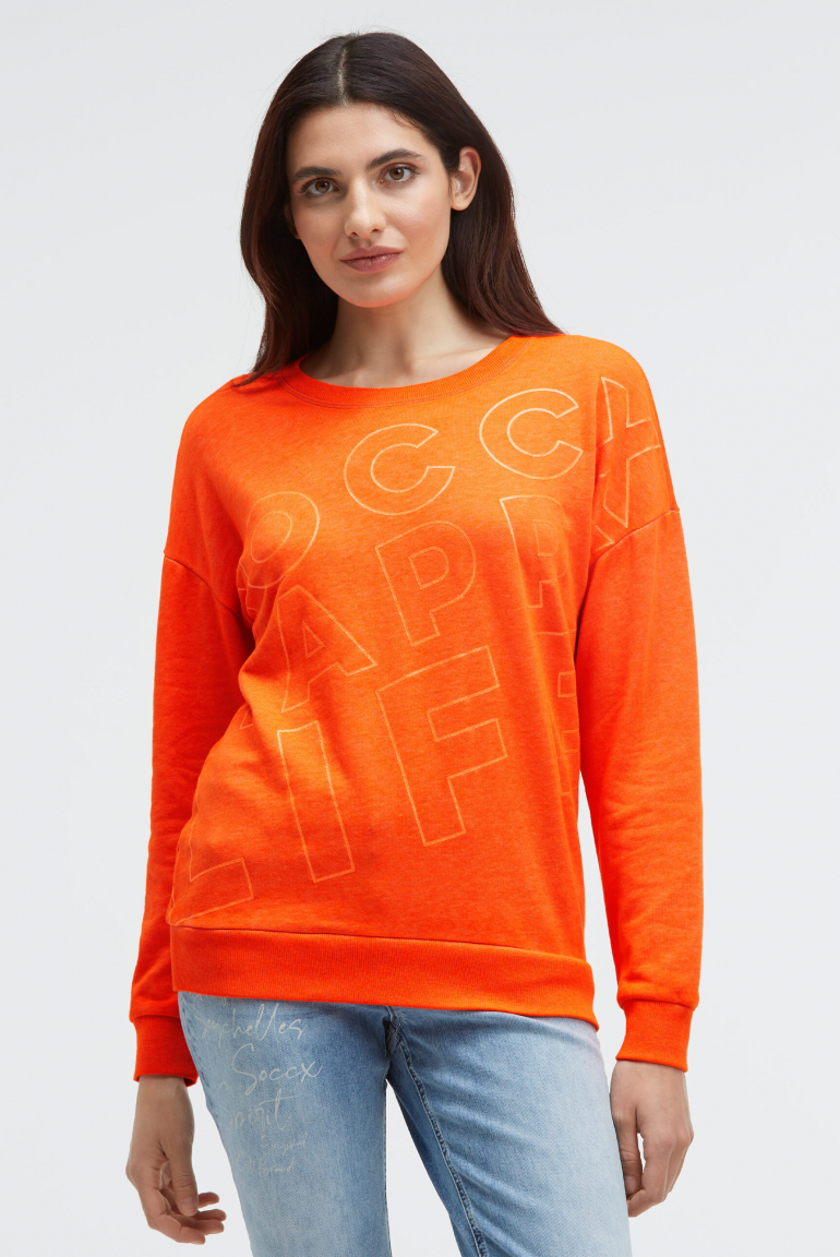 Sweatshirt mit Glitter Artwork