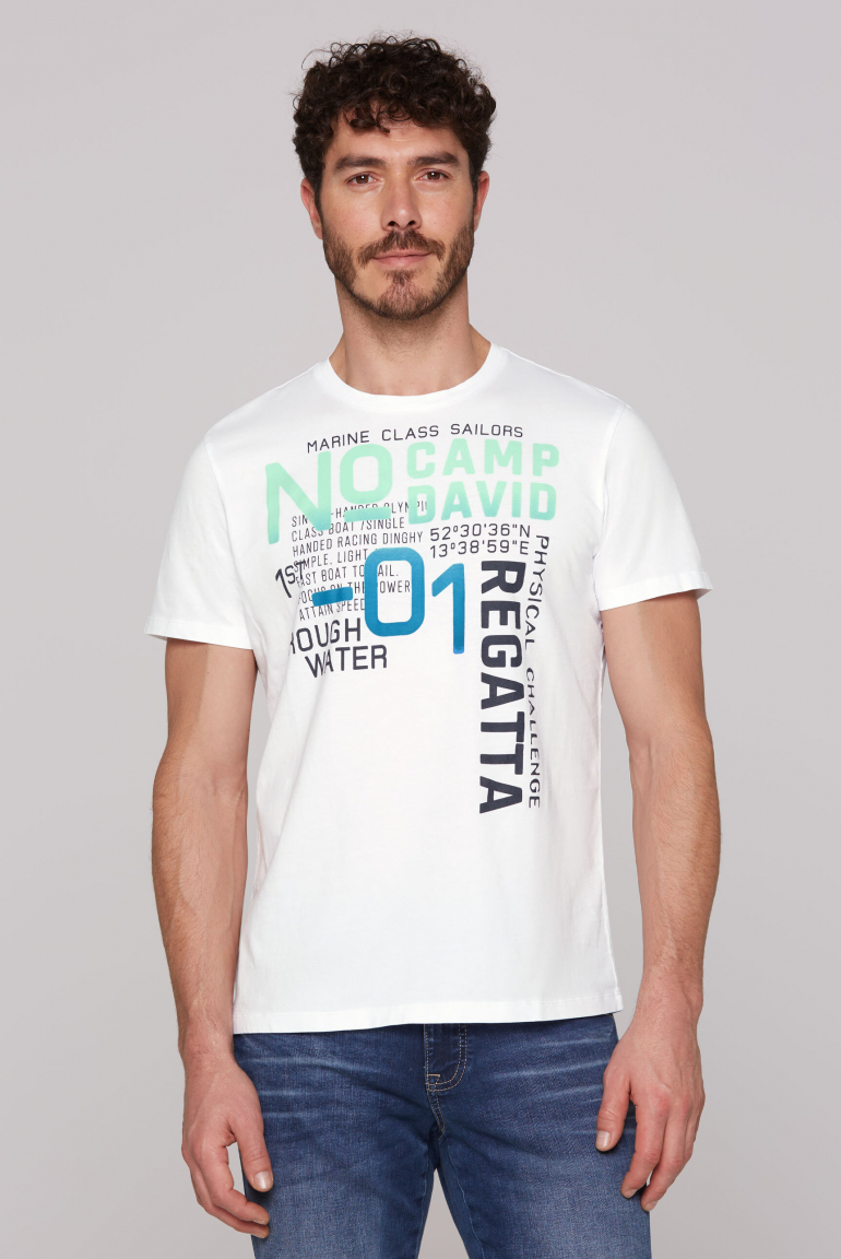 T-Shirt mit Colour Gradient Print opticwhite