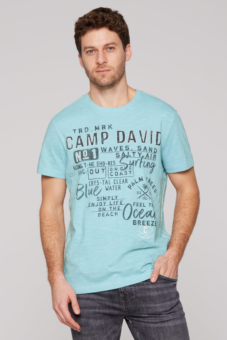 T-Shirt mit Prints im Used Look fresh breeze