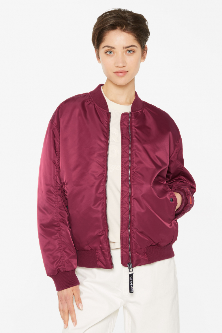 TAY-LOR Bomberjacke printed grape