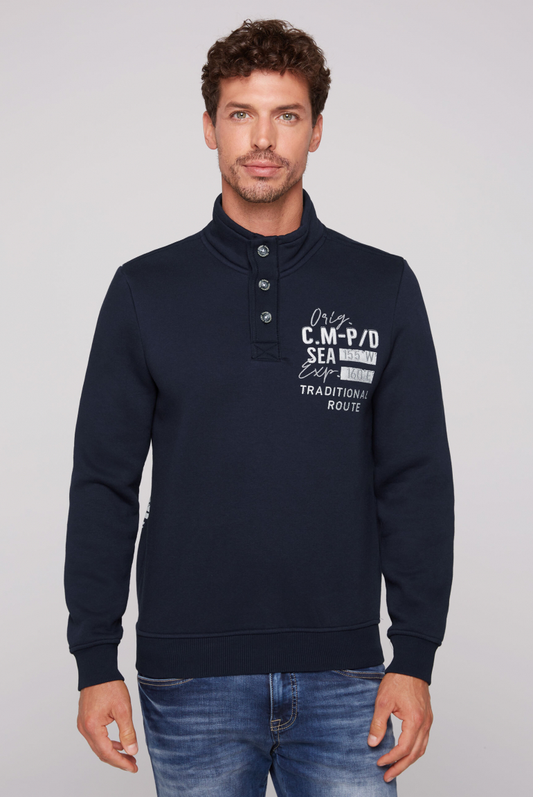 Troyer-Sweatshirt mit Logo Artworks nautic navy