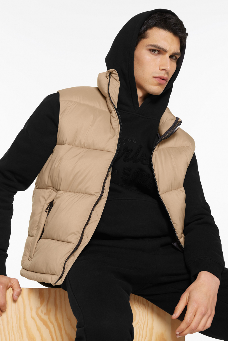 WA-LLY Puffer Vest earth