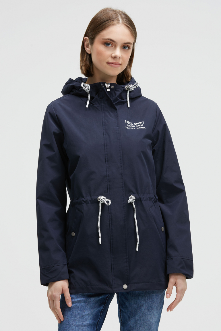 Wind- und Wetterjacke mit Kapuze blue navy