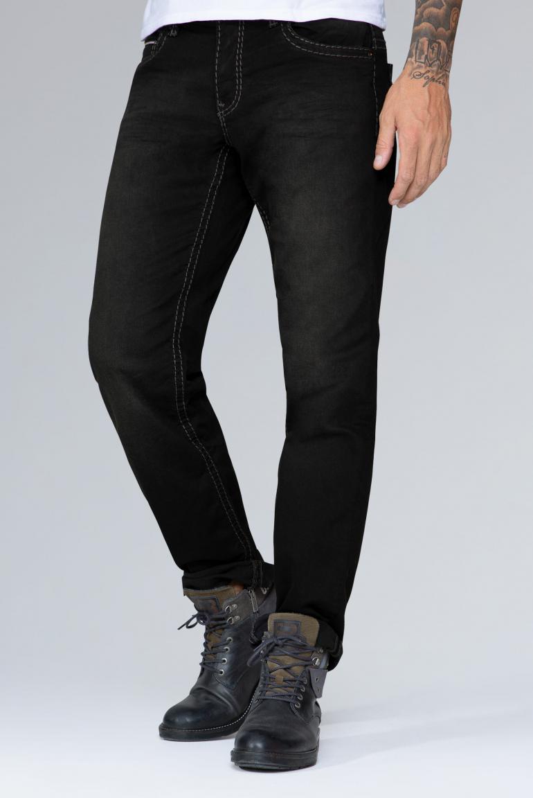 CAMP DAVID & SOCCX | Comfort Fit Jeans CO:NO black used