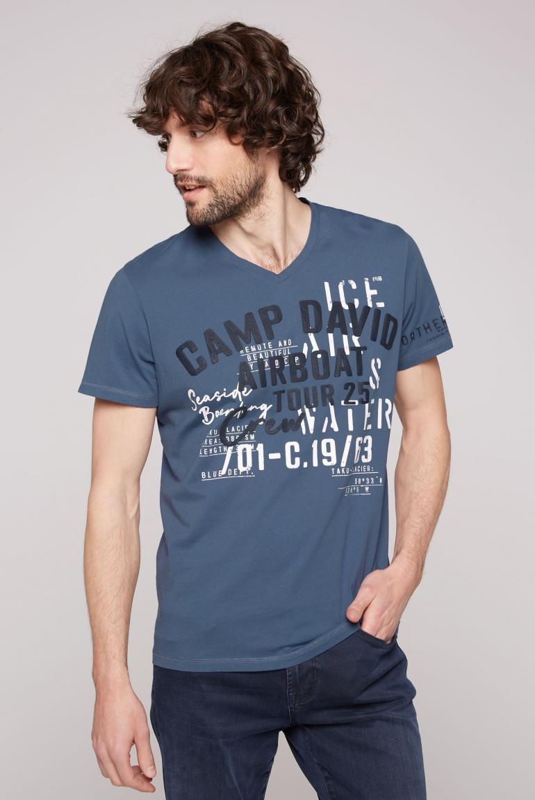 T-Shirt mit Logo Artworks dark sky - CAMP DAVID & SOCCX