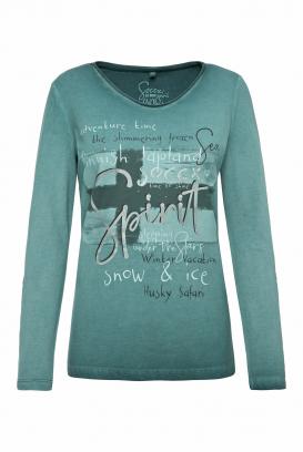 CAMP DAVID & SOCCX | Langarmshirt Oil Dyed mit Artwork CAMP DAVID & SOCCX | Langarmshirt Oil Dyed mit Artwork